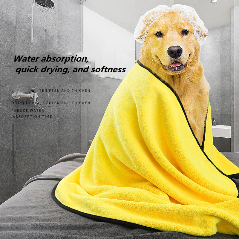 Dog Soft Fiber Towels For Drying