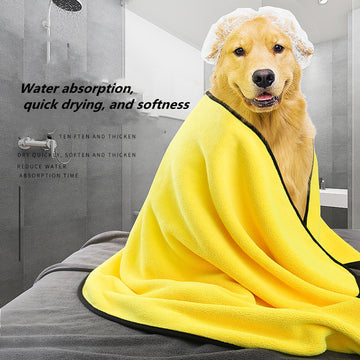 Dog Soft Fiber Towels For Drying