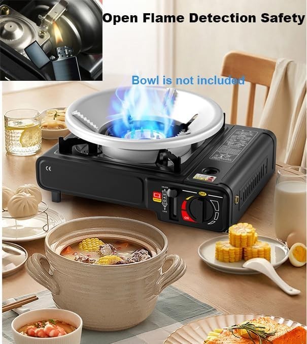 Portable Camping Gas Stove Single Burner Hob BBQ Outdoor Butane Gas Cooker Stove