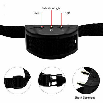 Dog Training Pet Collar Electric Anti E-Collar Shock Bark Barking Stop Control